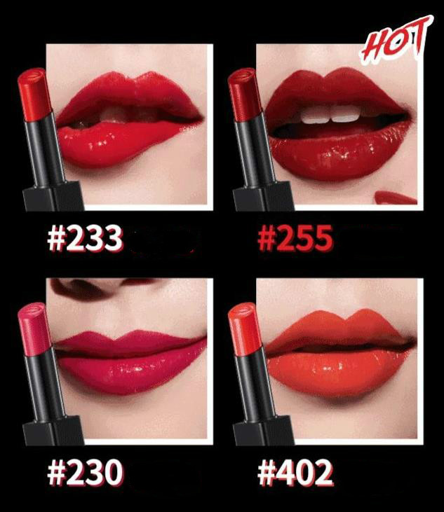 Lipstick Marie Dalgar Moist Natural Lasting Brightly Colored Water Moistening Pink Wine Red