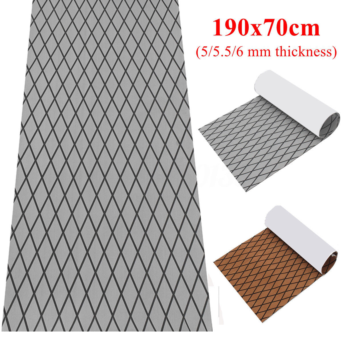 Floor Mats & Carpets Marine Boat 75" x 27"Marine Flooring EVA Foam Synthetic Teak Decking Sheet Carpet Pad