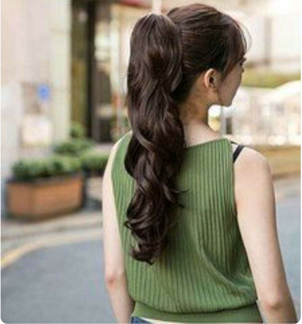 New wet wavy Peruvian Remy Human hair Velcr Magic Ponytail Horsetail Clips in/on Human Hair Extension wavy curly Hair 120g
New wet wavy Peruvian Remy Human hair Velcr Magic Ponytail Horsetail Clips in/on Human Hair Extension wavy curly Hair 120g