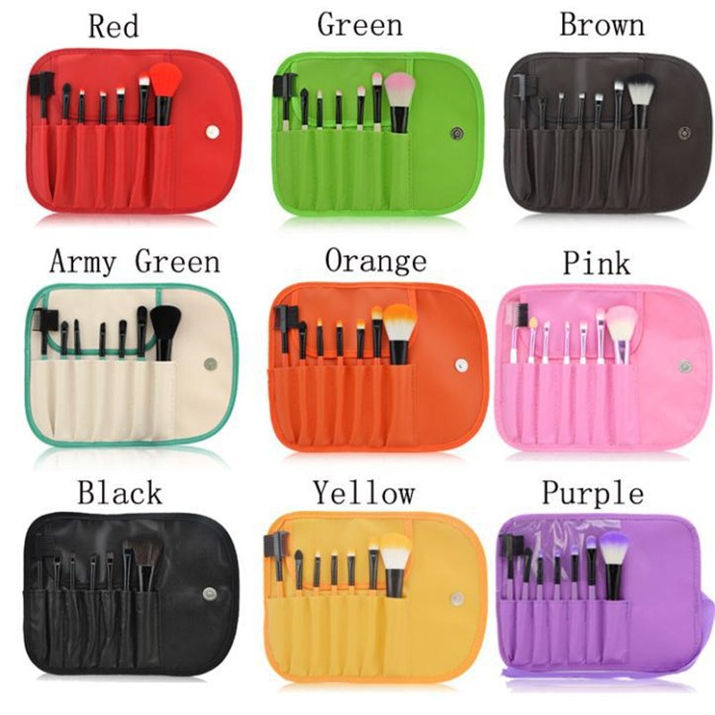 Makeup Brushes Sets Kits 7pcs Cosmetics Professional Wool Handle Portable Beauty Tools Face Make Up Brush Set with Case Bag
Makeup Brushes Sets Kits 7pcs Cosmetics Professional Wool Handle Portable Beauty Tools Face Make Up Brush Set with Case Bag