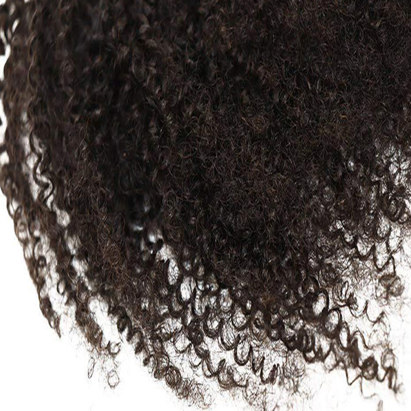 Kinky Curly Hair 1PC 100g Pieces 14-24inch High Fashion Ponytail Remy Human Hair Clip Extensions