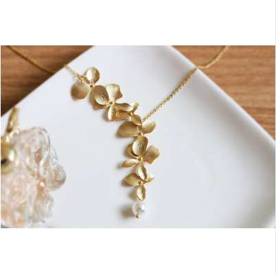 Todorova Orchid Flower with Simulated Pearl Necklace Pendant Charm Long Chain Collars Necklace for Women Chic Party Gift Jewelry
Todorova Orchid Flower with Simulated Pearl Necklace Pendant Charm Long Chain Collars Necklace for Women Chic Party Gift Jewelry