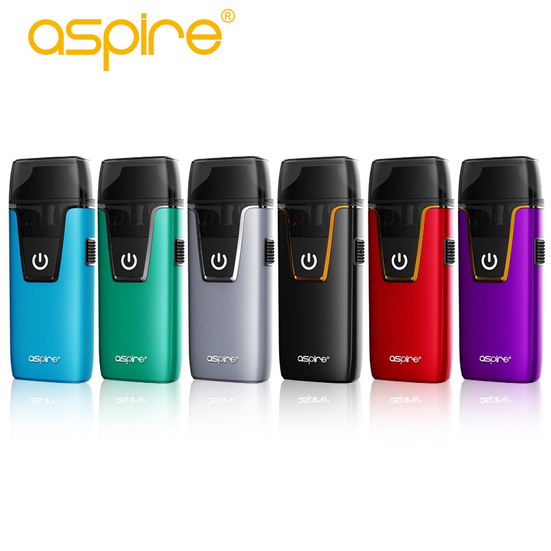 

New Design Aspire Nautilus AIO Pod System Kit with Nautilus Aio Pod 4.5ml/2.0ml Built-in battery 1000mah Electronic Cigarette 100% Original, Red