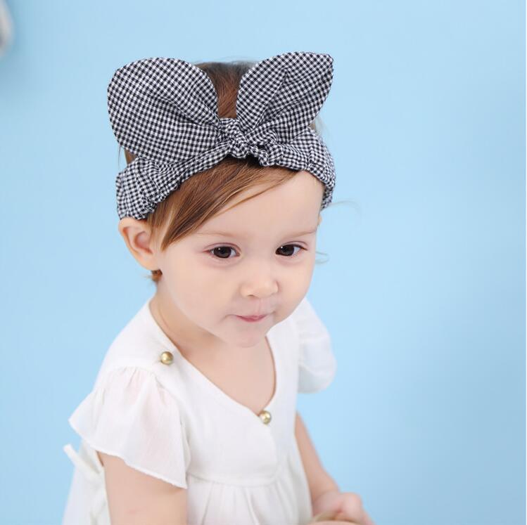 New Sweet And Lovely Cotton Lattice Rabbit Ears Baby Hair Band Party Girl Dressed Headwear Bow knot Headbands, Black
New Sweet And Lovely Cotton Lattice Rabbit Ears Baby Hair Band Party Girl Dressed Headwear Bow knot Headbands, Black