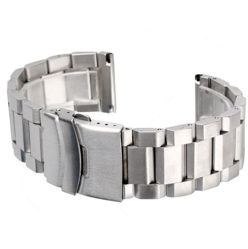 Silver Bracelet Solid Stainless Steel Watch Band Adjustable Strap Metal High Quality Watchband 18mm 20mm 22mm 24mm Mens Womens
Silver Bracelet Solid Stainless Steel Watch Band Adjustable Strap Metal High Quality Watchband 18mm 20mm 22mm 24mm Mens Womens