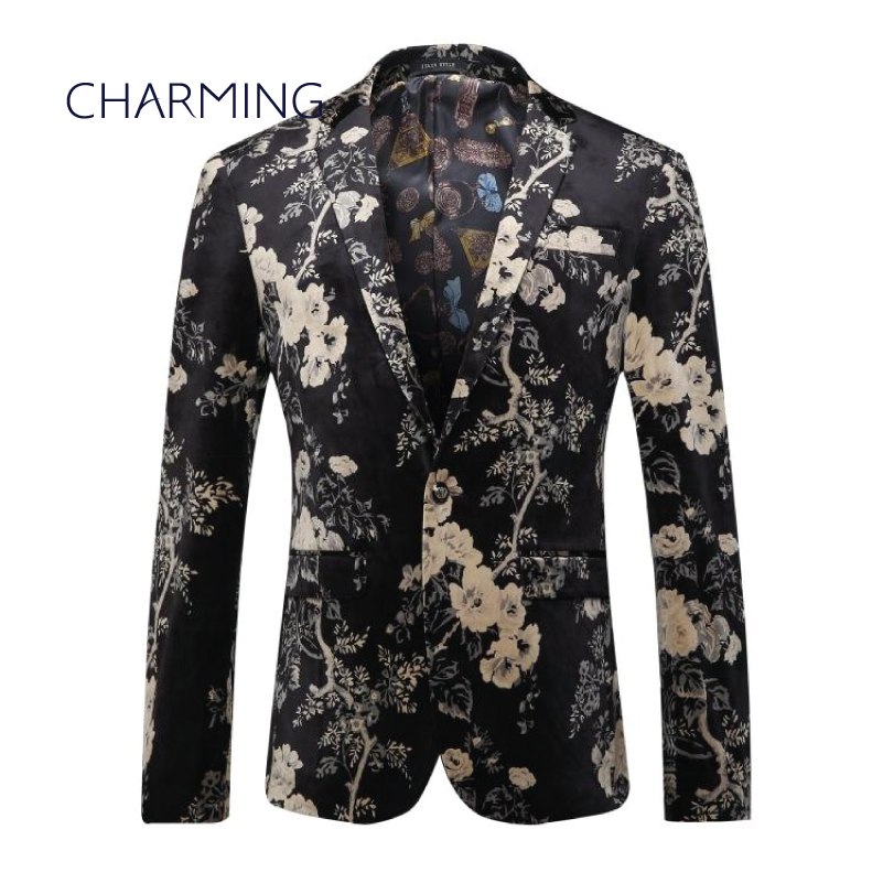 Black suit mens High quality fabric pattern flower craft Suitable actor singer Designer suits for mens suit coat, Same as image
Black suit mens High quality fabric pattern flower craft Suitable actor singer Designer suits for mens suit coat, Same as image
