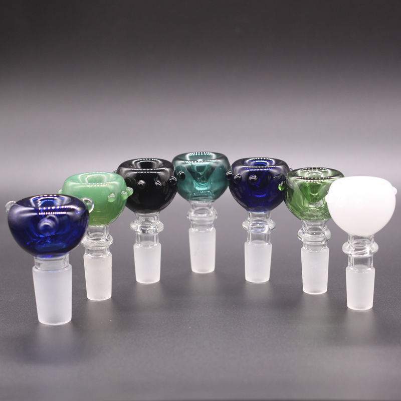 Top Quality New Bowls Male 14mm 18mm Joint Glass Bowl Cute Design Smoking Bowl Head Colored Male Glass Bowl For Glass Bongs
Top Quality New Bowls Male 14mm 18mm Joint Glass Bowl Cute Design Smoking Bowl Head Colored Male Glass Bowl For Glass Bongs