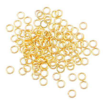 FUNIQUE 30PCs Stainless Steel Gold Tone Open Jump Rings Jewelry Findings Split Rings For DIY Accessories 4-6mm Dia.
FUNIQUE 30PCs Stainless Steel Gold Tone Open Jump Rings Jewelry Findings Split Rings For DIY Accessories 4-6mm Dia.