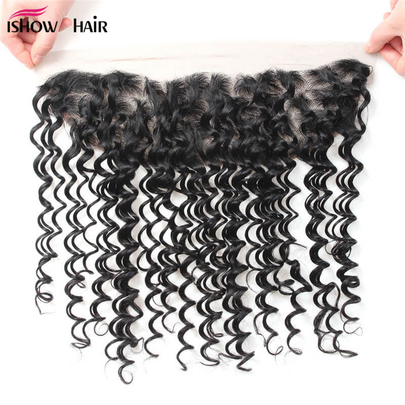 Ishow 10A 13x4 Brazilian Deep Wave Lace Frontal with Baby Hair Malaysian Peruvian Indian Virgin Human Hair for Women Girls Natural Color
Ishow 10A 13x4 Brazilian Deep Wave Lace Frontal with Baby Hair Malaysian Peruvian Indian Virgin Human Hair for Women Girls Natural Color