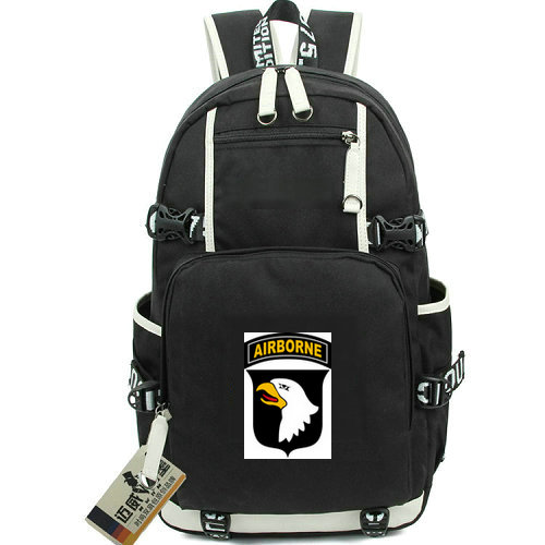 101st Airborne Division rucksack 101 Air Assault eagle daypack Army schoolbag Logo knapsack Cool backpack Sport school bag Outdoor day pack
101st Airborne Division rucksack 101 Air Assault eagle daypack Army schoolbag Logo knapsack Cool backpack Sport school bag Outdoor day pack