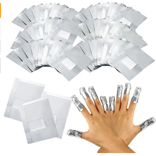 500Pcs/Lot Aluminium Foil Nail Art Soak Off Acrylic Gel Polish Nail Removal Wraps Remover Makeup Tool Nail Carel, As pic
500Pcs/Lot Aluminium Foil Nail Art Soak Off Acrylic Gel Polish Nail Removal Wraps Remover Makeup Tool Nail Carel, As pic