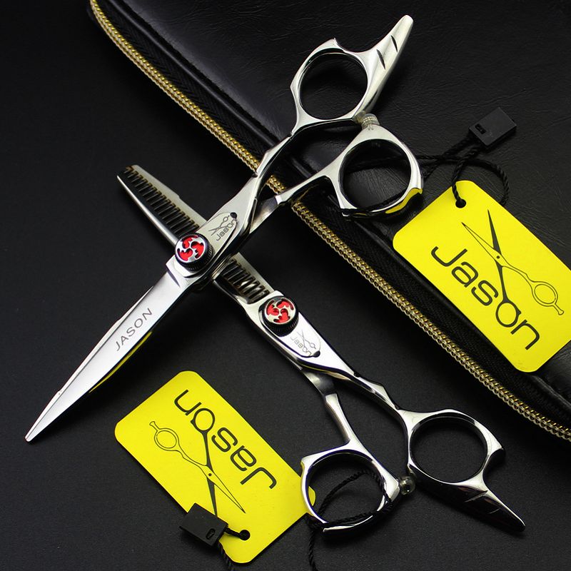 JASON HB-12 stainless steel 9CR 5.5 inch 62HRC hair cutting/thinning scissors forfex free shipping