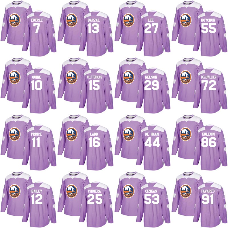 New York Islanders Jersey Purple Fights Cancer Practice 72 Anthony Beauvillier 12 Josh Bailey 66 Josh Ho-Sang 91 John Tavares Hockey Jersey
New York Islanders Jersey Purple Fights Cancer Practice 72 Anthony Beauvillier 12 Josh Bailey 66 Josh Ho-Sang 91 John Tavares Hockey Jersey
