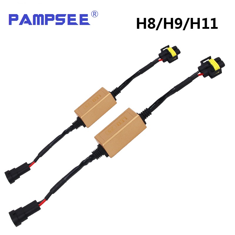 Shipping by DHL H4/H7/H11/HB3(9005)/HB4(9006) Canbus Wiring Harness Adapter LED Car Headlight Bulb Auto Headlamp Fog Light CANBUS