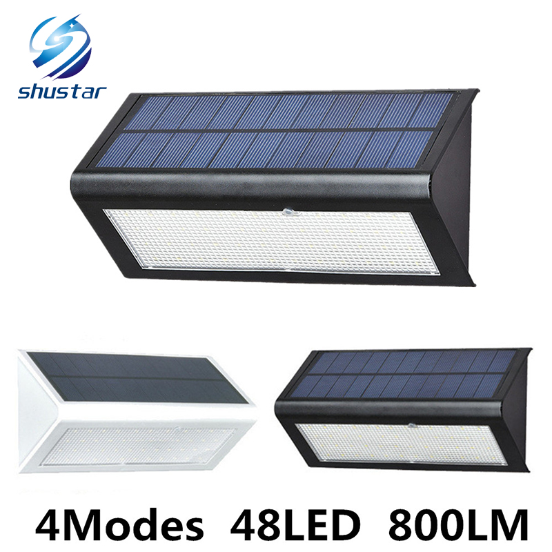 High Quality Brightness 4 Modse 800LM Waterproof 48 LED Solar Light 2835 SMD White Solar Power Outdoor Garden
High Quality Brightness 4 Modse 800LM Waterproof 48 LED Solar Light 2835 SMD White Solar Power Outdoor Garden