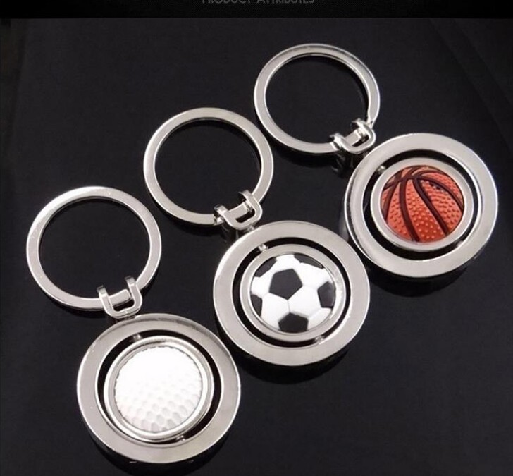 Rotation Football metal Keychain golf basketball Car Key Chain For Men Boys Gift Key Ring 3 Styles
Rotation Football metal Keychain golf basketball Car Key Chain For Men Boys Gift Key Ring 3 Styles