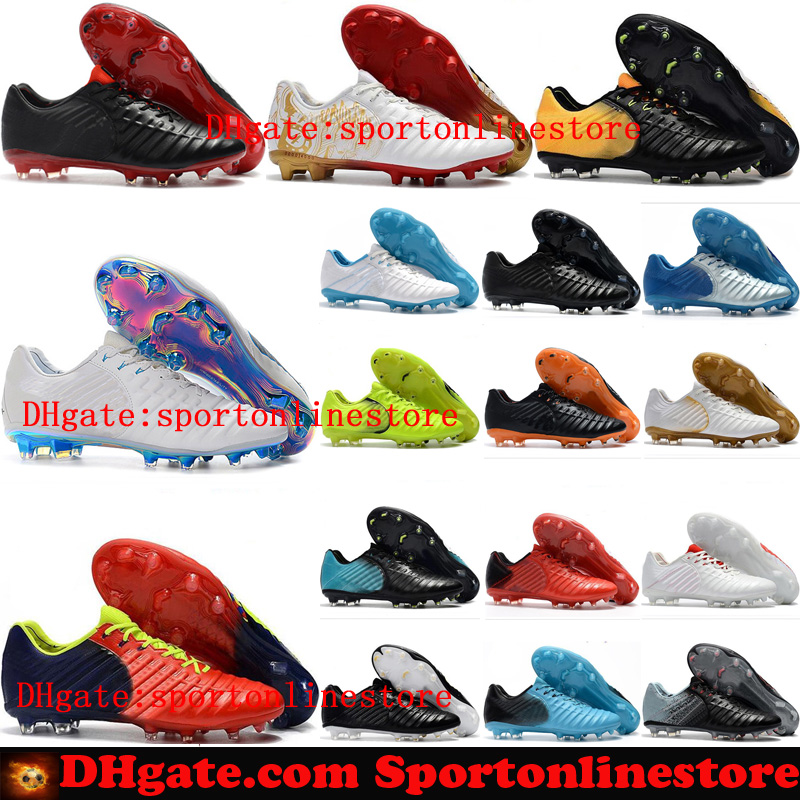 2018 leather soccer cleats Tiempo Legend VII FG soccer shoes mens authentic football boots scarpe calcio size 39-46 high quality black cheap
2018 leather soccer cleats Tiempo Legend VII FG soccer shoes mens authentic football boots scarpe calcio size 39-46 high quality black cheap