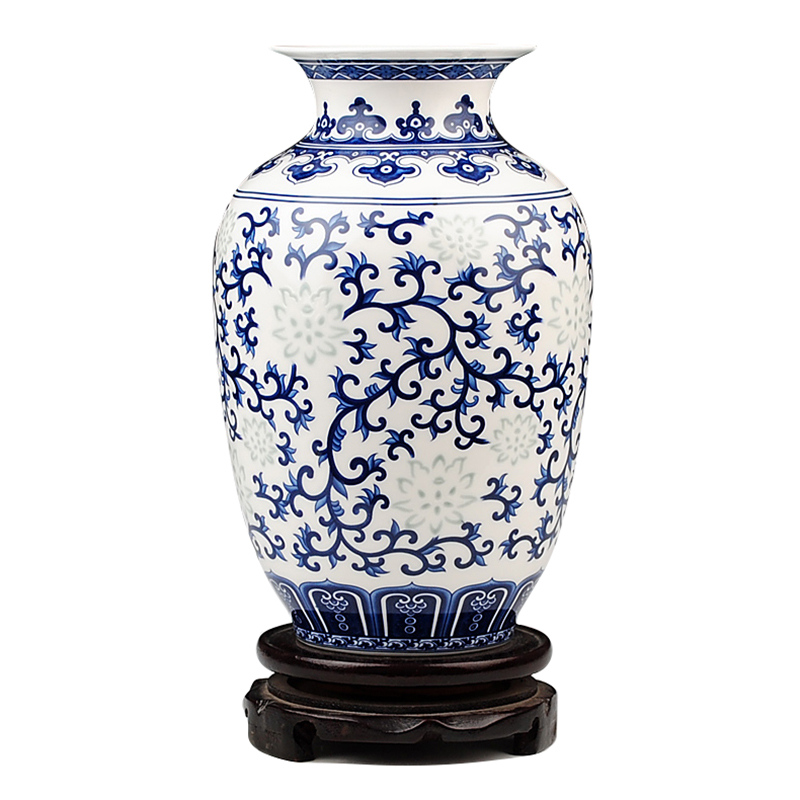 Jingdezhen Rice-pattern Porcelain Chinese Vase Antique Blue-and-white Bone China Decorated Ceramic Vase
Jingdezhen Rice-pattern Porcelain Chinese Vase Antique Blue-and-white Bone China Decorated Ceramic Vase