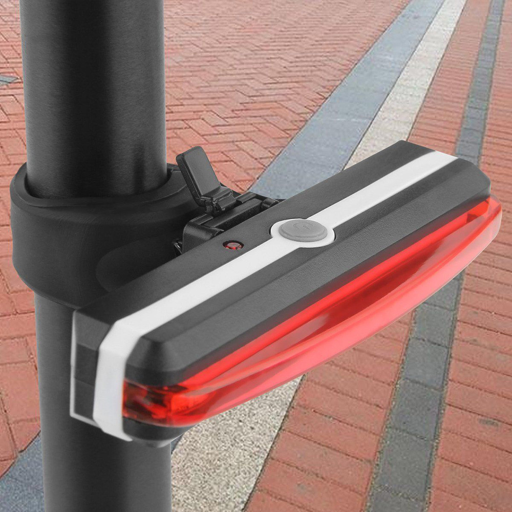 USB Rechargeable LED Bicycle Cycling Front Rear Tail Light Headlight Lamp Outdoor Sport Waterproof bike Light P#