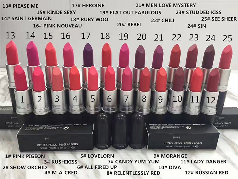 2018 Newest matte Lipstick Makeup Luster Retro Lipsticks Sexy Matte Lipsticks 3g lipsticks 25 Color options, As pic
2018 Newest matte Lipstick Makeup Luster Retro Lipsticks Sexy Matte Lipsticks 3g lipsticks 25 Color options, As pic