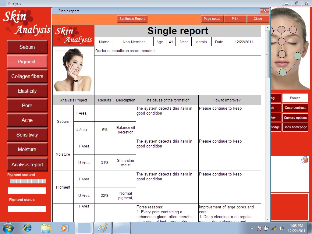 Promotion 5.0 MP High Resolution Digital CCD USB Skin Camera Skinscope Skin Analyzer Scope Diagnosis System including Software DHL