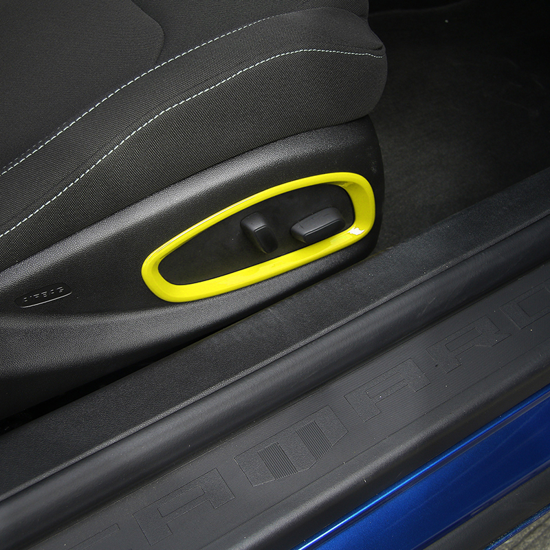 ABS Seat Adjustment Button Ring Decoration Accessories For Chevrolet Camaro 2017 Up Car Styling Interior Accessori