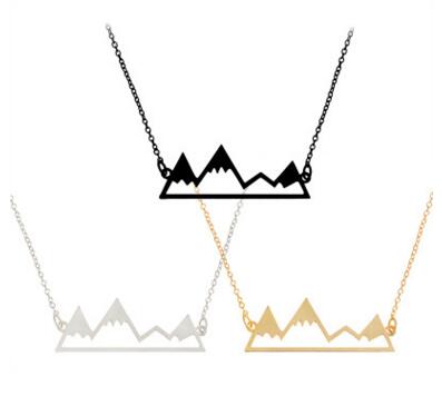 Hollow Mountain Necklace Peak Pendant with Silver Gold Chain Fashion Jewelry for Women Men Gifts Drop Shipping
Hollow Mountain Necklace Peak Pendant with Silver Gold Chain Fashion Jewelry for Women Men Gifts Drop Shipping