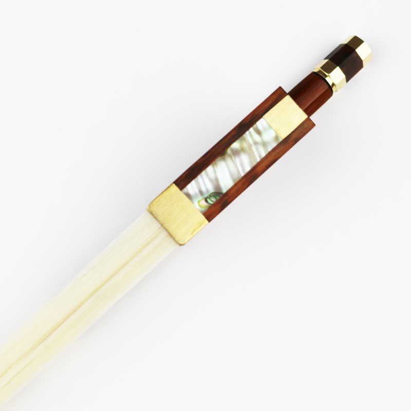 NEW 4/4 Size Pernambuco Violin Bow Snakewood Frog Natural Mongolian hair Violin Parts Accessories Free Shipping