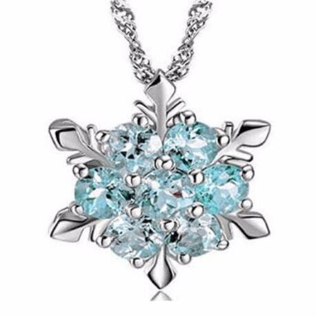 jewelry Charm Vintage Lady Necklace Women Snowflake Flower Shape Blue Zircon Silver-plated Pendants Necklaces Fashion Jewelry
jewelry Charm Vintage Lady Necklace Women Snowflake Flower Shape Blue Zircon Silver-plated Pendants Necklaces Fashion Jewelry