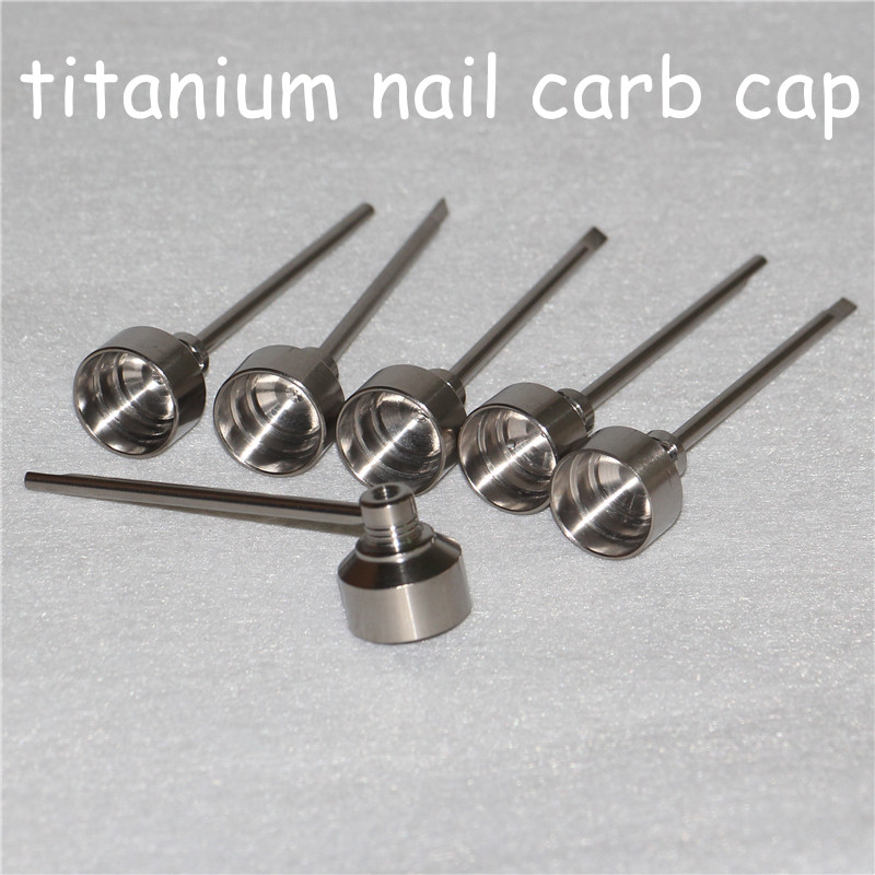 New Domeless Titanium Ti Nail 14mm 18mm Female with Carb Cap Dabber Grade 2 Ti Carb Caps and Ti Nails
New Domeless Titanium Ti Nail 14mm 18mm Female with Carb Cap Dabber Grade 2 Ti Carb Caps and Ti Nails