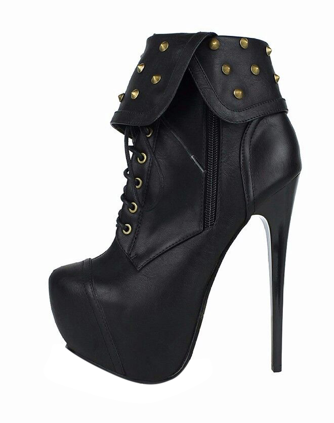 new big size fashion boots round toes lace up rivet platform high heels winter women martin boots ankle boots women shoes botas, Black
new big size fashion boots round toes lace up rivet platform high heels winter women martin boots ankle boots women shoes botas, Black
