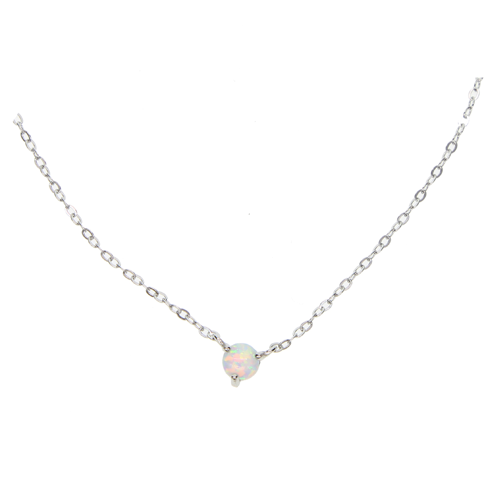 new fashion 925 sterling silver crystal cz round shape pendant necklace for women cute girl holiday beach statement charm jewelry gift