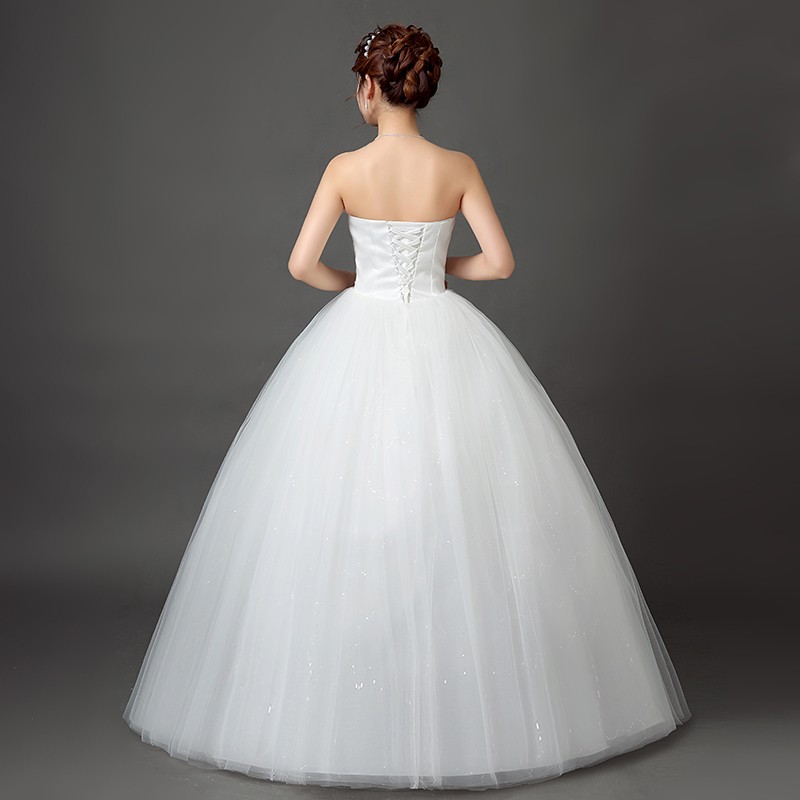 Sweetheart Plus Size Princess Crystal Ball Gown Wedding Dress 2018 Cheap Lace Up Bridal Gown vestido de noiva