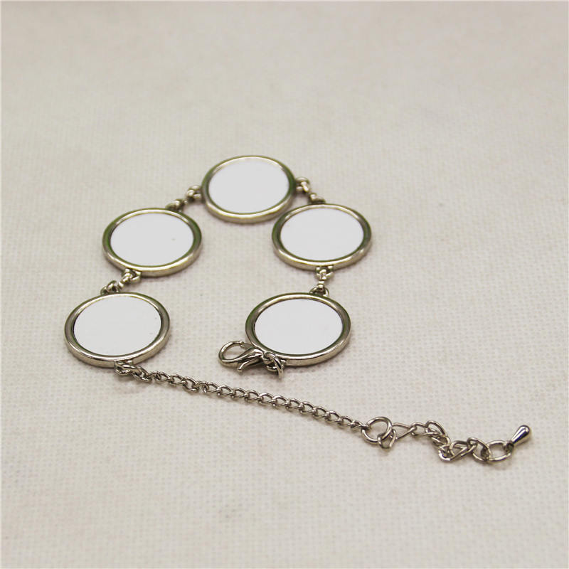 round blank bracelets for sublimation link chain for heat transfer fashion bracelet diy consumables Supplies small wholesales
round blank bracelets for sublimation link chain for heat transfer fashion bracelet diy consumables Supplies small wholesales