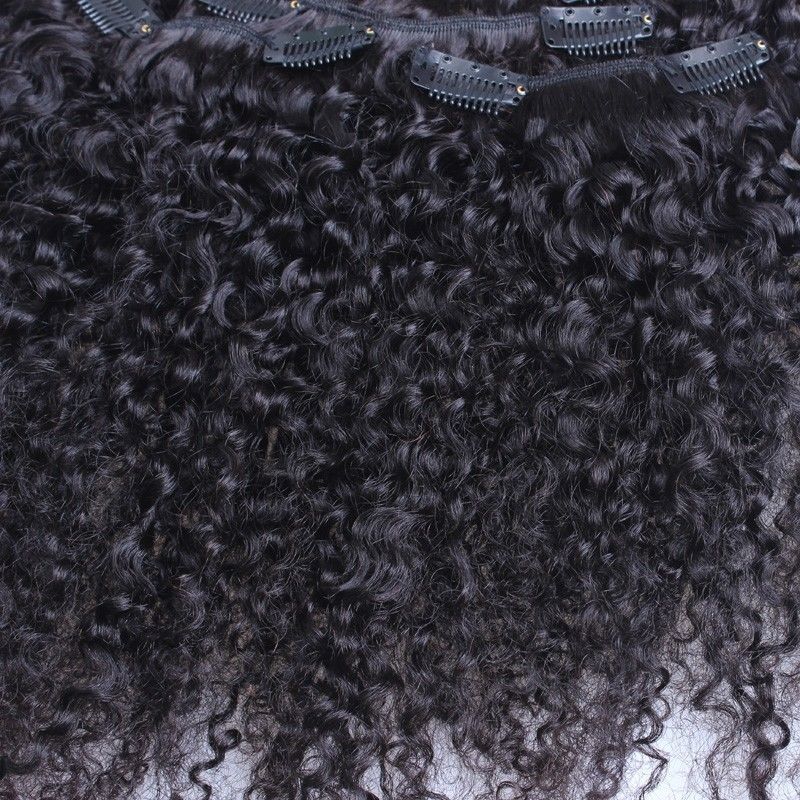 Afro Kinky Curly Clip In Human Hair Extensions Brazilian 100% Remy Hair 120g/Set Jet Black Color 1#
Afro Kinky Curly Clip In Human Hair Extensions Brazilian 100% Remy Hair 120g/Set Jet Black Color 1#