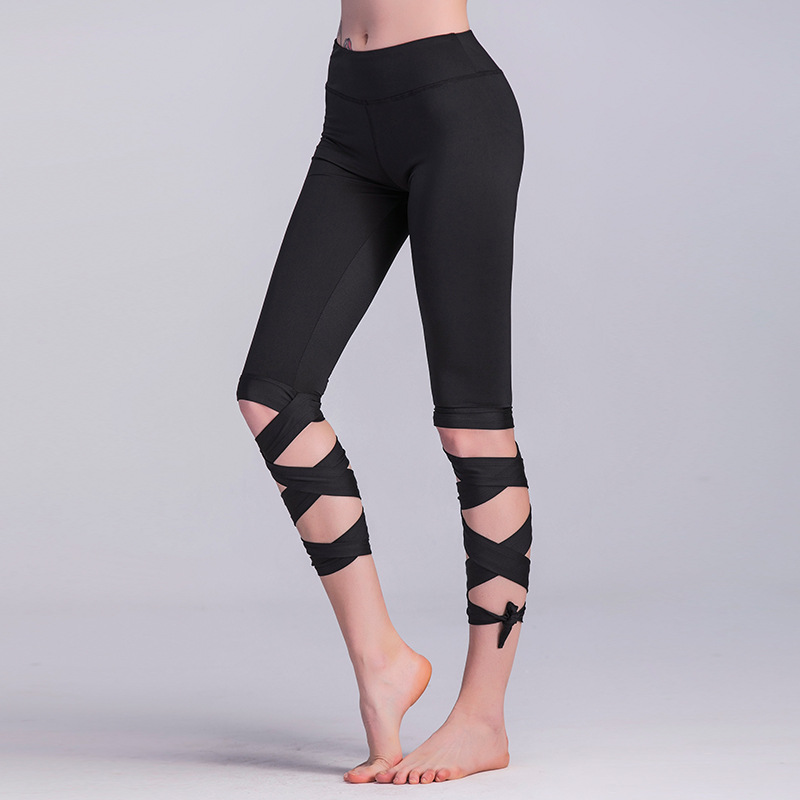 Wind-up Yoga pants Fitness Pants Dance Ballet Strappy Leggings Bandage Leggings Charming Leggins Slim Women Punk Legins Lady, Black
Wind-up Yoga pants Fitness Pants Dance Ballet Strappy Leggings Bandage Leggings Charming Leggins Slim Women Punk Legins Lady, Black