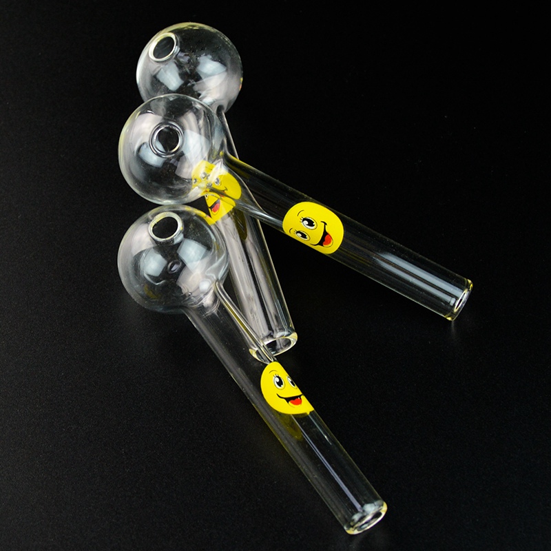 Cheapest Pyrex Glass Oil Burner Pipe Clear Glass With Smile Logo Great Tube Glass Pipe Oil Nail Pipe SW15
Cheapest Pyrex Glass Oil Burner Pipe Clear Glass With Smile Logo Great Tube Glass Pipe Oil Nail Pipe SW15