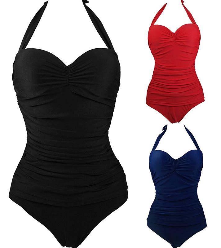 2017 Sexy Women One piece Swimwear Beach wear Halter Monokini One Piece Padded Bra Swimsuit, Black
2017 Sexy Women One piece Swimwear Beach wear Halter Monokini One Piece Padded Bra Swimsuit, Black