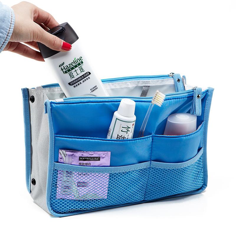 Wholesale- Make up organizer Women Men Casual travel bag multi functional Cosmetic Bags storage in bag Makeup Handbag