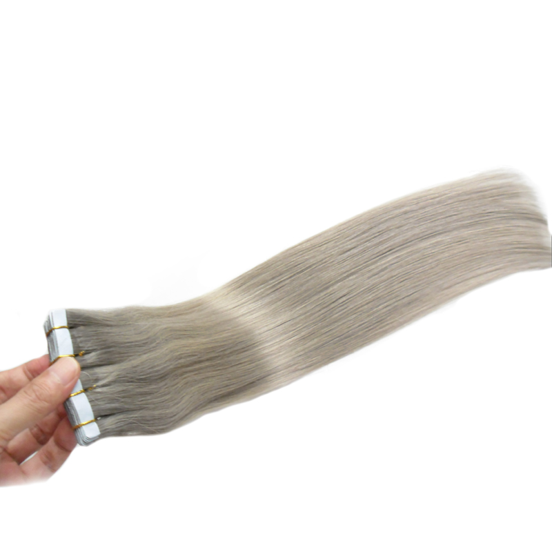 Premium 8A Quality Ash Blonde Double Drawn Tape Injections for Fullness: Includes 40 Pieces | 100 Grams