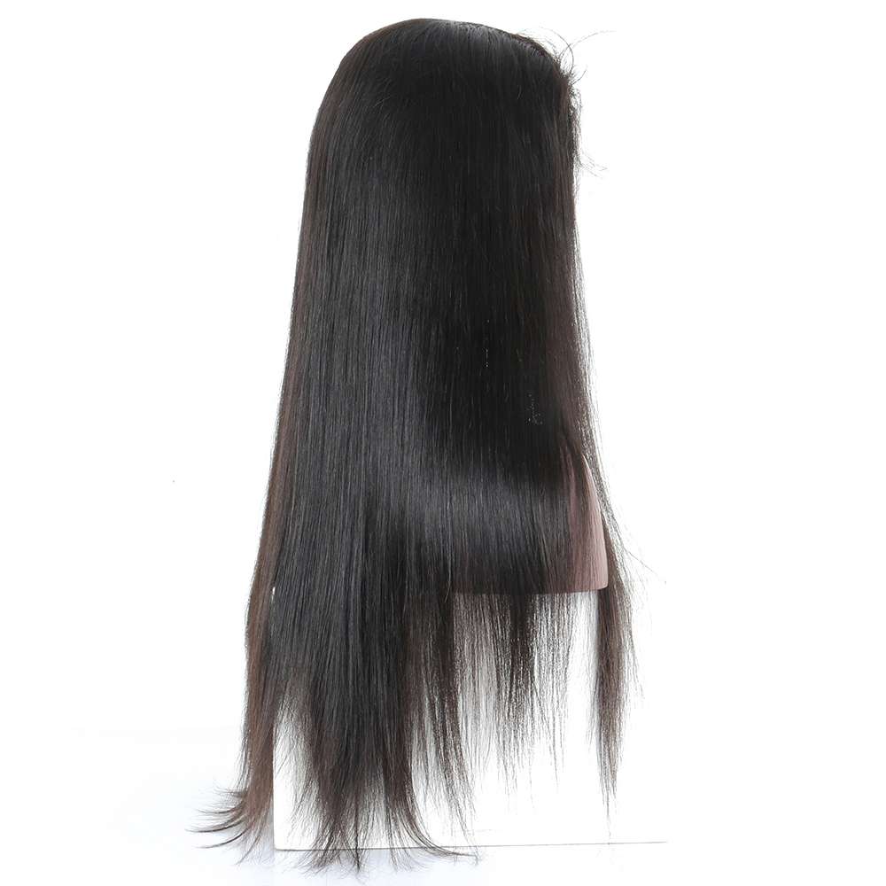 Full Lace Human Hair Wigs 9A Peruvian Virgin Hair Straight Full Lace Wigs For Black Women With Baby Hair
