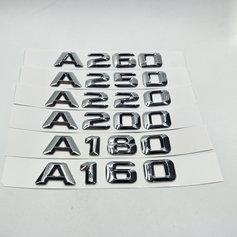 For Mercedes Benz W176 A Class A160 A180 A200 A220 A250 A260 Trunk Rear Letters Emblem Badge Logo Decals, Chrome silver
For Mercedes Benz W176 A Class A160 A180 A200 A220 A250 A260 Trunk Rear Letters Emblem Badge Logo Decals, Chrome silver