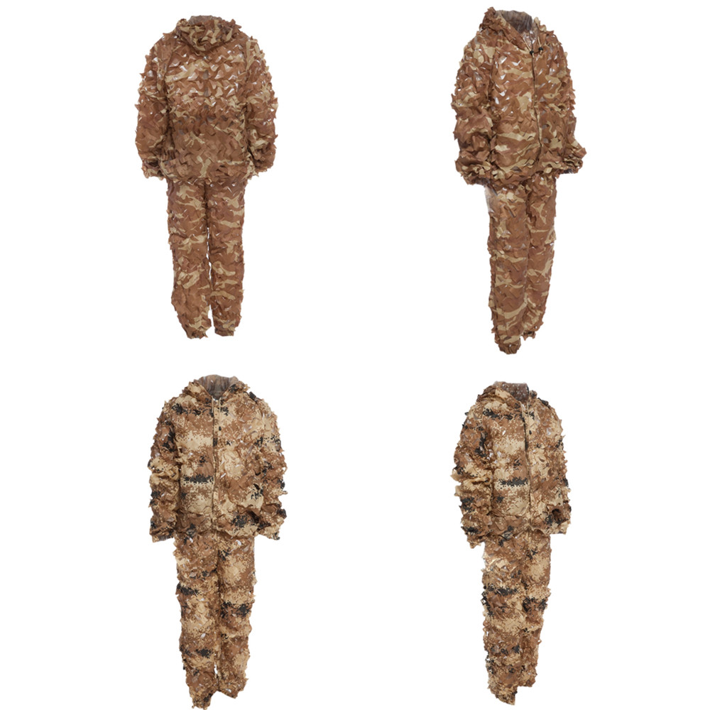 Hunting 3D Camo Bionic Leaf Camouflage Jungle Hunting Ghillie Suit Set CS Savage Kit Desert Gobi Grassland Sniper Ghillie Bionic
Hunting 3D Camo Bionic Leaf Camouflage Jungle Hunting Ghillie Suit Set CS Savage Kit Desert Gobi Grassland Sniper Ghillie Bionic