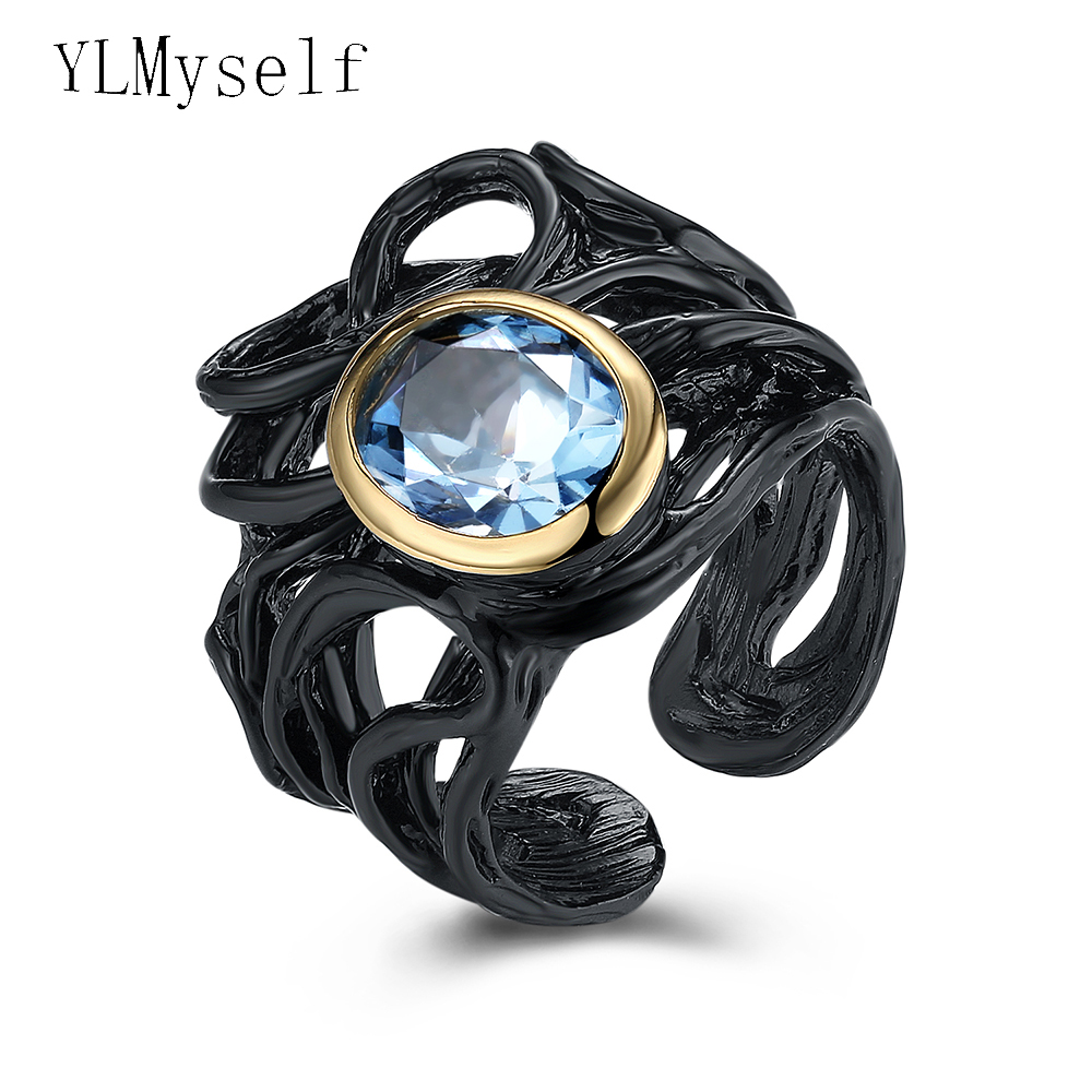 New Big oval blue crystal ring Fashion black Jewelry bague aneis anel women finger ring trend jewellery
New Big oval blue crystal ring Fashion black Jewelry bague aneis anel women finger ring trend jewellery