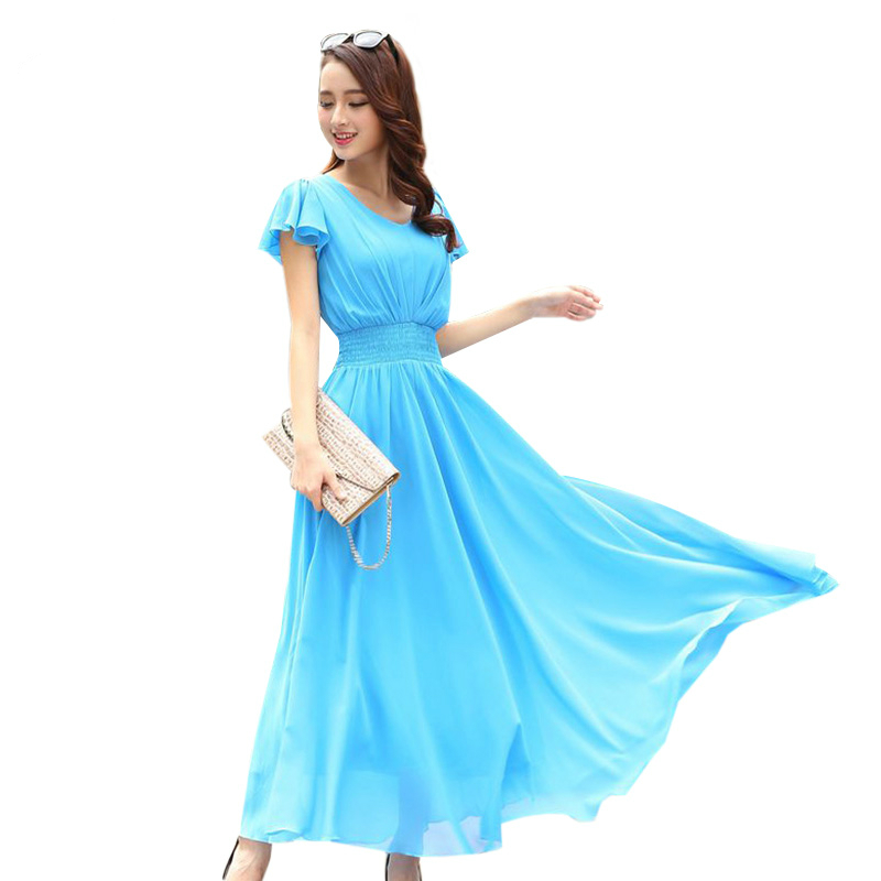 2018 Summer Women's Dress Ladies Chiffon Solid Women Bohemian Dress Maxi dresses V-Neck Causal Loose Style For Female Vestidos, Black
2018 Summer Women's Dress Ladies Chiffon Solid Women Bohemian Dress Maxi dresses V-Neck Causal Loose Style For Female Vestidos, Black