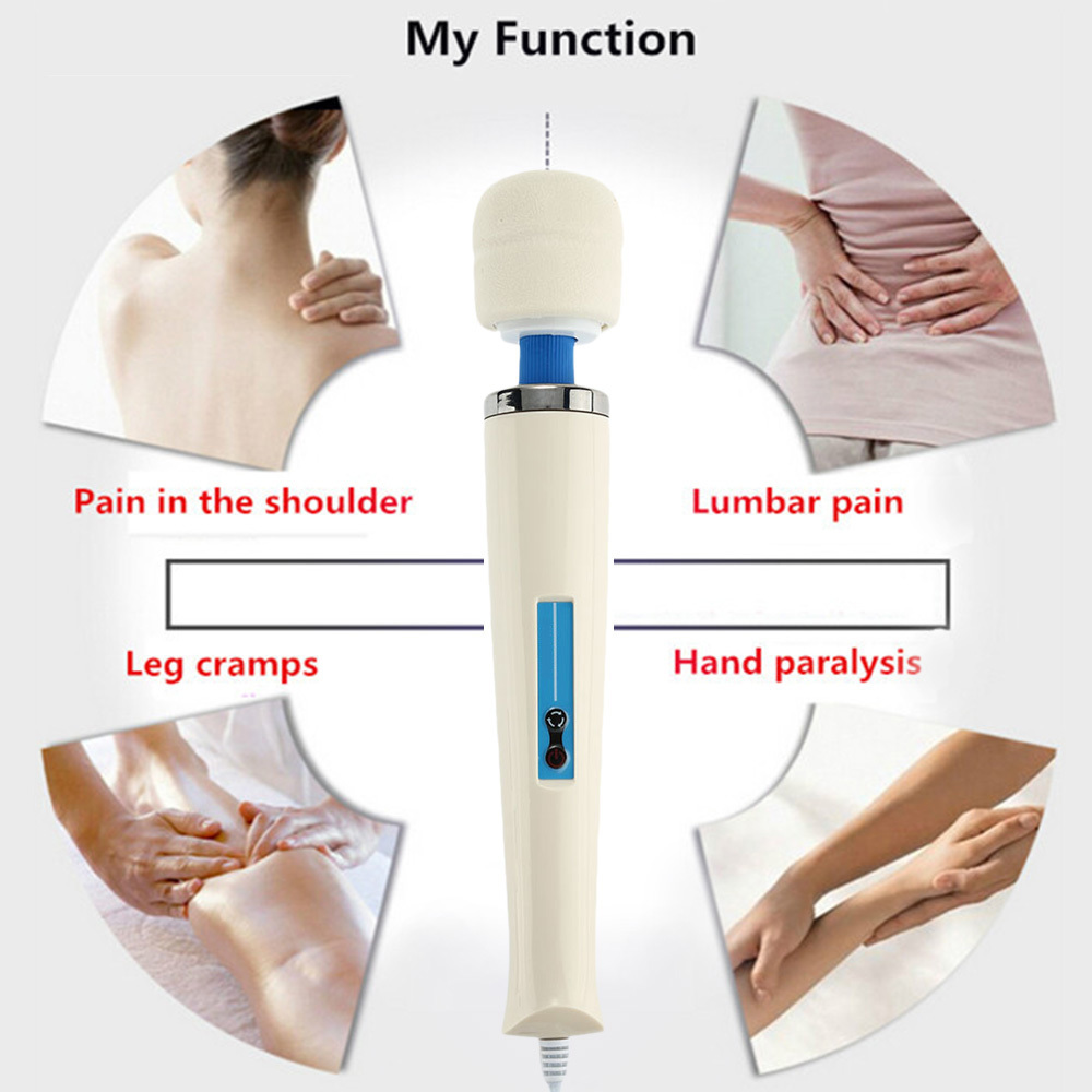 Big Size 30 Speed G-spot Vibrator Powerful Magic Wand Massager Sex Toys for Women Clitoris Stimulator AV Rod Powerful Erotic Toy Y18102605