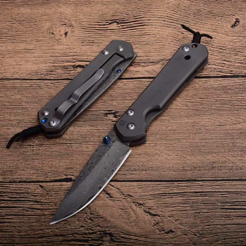 Chris Reeve 21th Damascus Tactical Folding Knife Titanium Handle 58HRC Outdoor Camping Hunting Survival Pocket EDC Utility Tools Xmas Collection
Chris Reeve 21th Damascus Tactical Folding Knife Titanium Handle 58HRC Outdoor Camping Hunting Survival Pocket EDC Utility Tools Xmas Collection