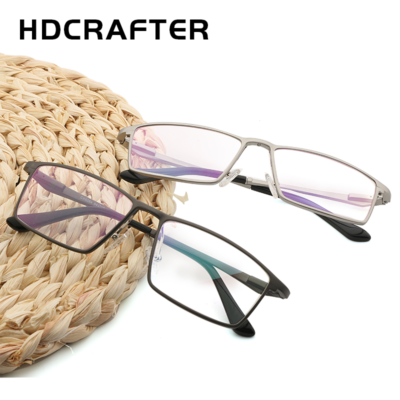 HDCRAFTER Men Women Optical Frames Eyeglasses Frames Commercial Glasses Fashion Eyeglasses Prescription Aluminum frame