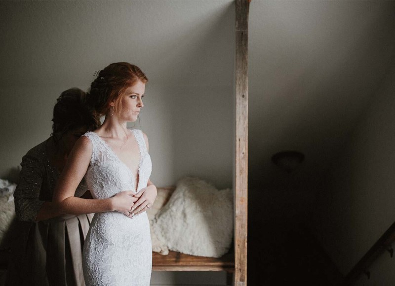 Summer Boho Mermaid Wedding Dress Gorgeous Deep V Neck Full Lace Backless Bridal Gowns For Garden Outdoor