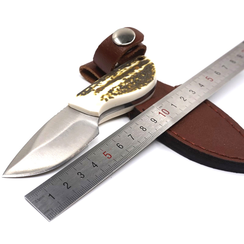 Mini Tactical Knife Thumb Fixed Blade Knife 7Cr17 Antler Resin Handle 58HRC Hunting Survival Pocket Camping Knives Outdoor EDC Tools
Mini Tactical Knife Thumb Fixed Blade Knife 7Cr17 Antler Resin Handle 58HRC Hunting Survival Pocket Camping Knives Outdoor EDC Tools